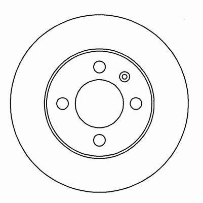 Alanko 304965 Unventilated front brake disc 304965: Buy near me in Poland at 2407.PL - Good price!