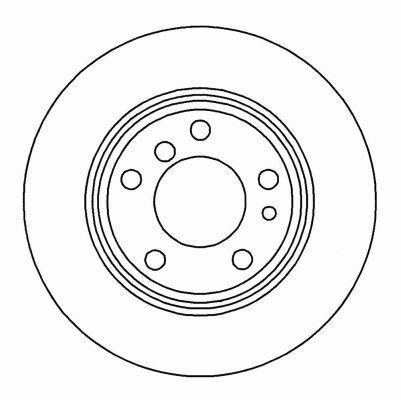 Alanko 304938 Rear brake disc, non-ventilated 304938: Buy near me at 2407.PL in Poland at an Affordable price!