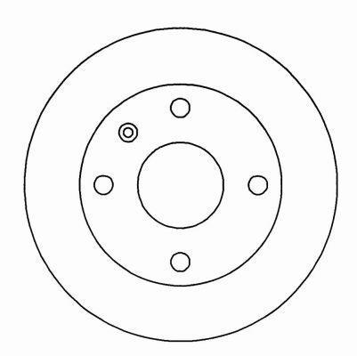Alanko 304701 Unventilated front brake disc 304701: Buy near me in Poland at 2407.PL - Good price!