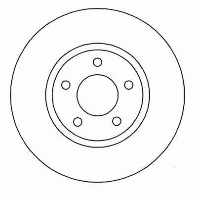 Alanko 304682 Unventilated front brake disc 304682: Buy near me in Poland at 2407.PL - Good price!