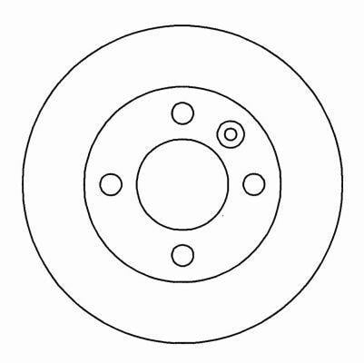 Alanko 304679 Unventilated front brake disc 304679: Buy near me in Poland at 2407.PL - Good price!