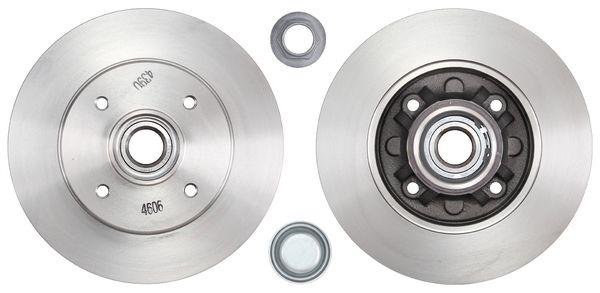 Alanko 304601 Rear brake disc, non-ventilated 304601: Buy near me at 2407.PL in Poland at an Affordable price!