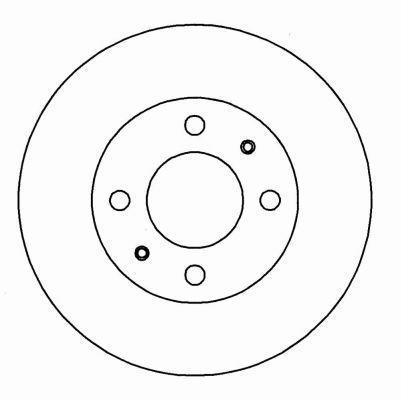 Alanko 304530 Unventilated front brake disc 304530: Buy near me at 2407.PL in Poland at an Affordable price!