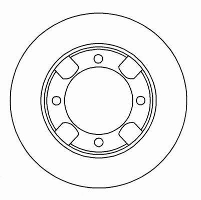 Alanko 304525 Front brake disc ventilated 304525: Buy near me at 2407.PL in Poland at an Affordable price!