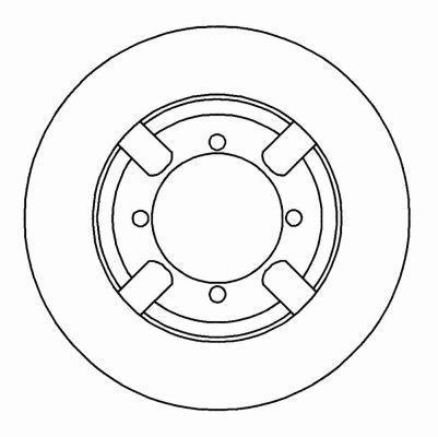 Alanko 304523 Front brake disc ventilated 304523: Buy near me in Poland at 2407.PL - Good price!