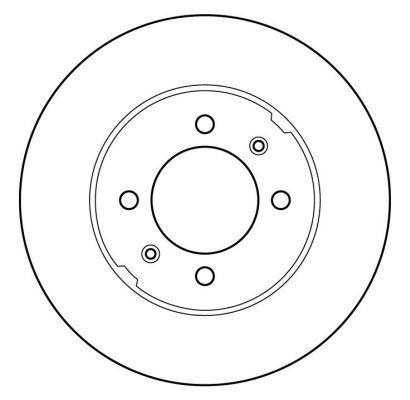 Alanko 304453 Unventilated front brake disc 304453: Buy near me in Poland at 2407.PL - Good price!