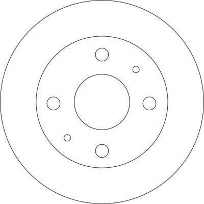Alanko 303804 Unventilated front brake disc 303804: Buy near me in Poland at 2407.PL - Good price!
