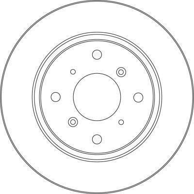 Alanko 303639 Rear brake disc, non-ventilated 303639: Buy near me at 2407.PL in Poland at an Affordable price!
