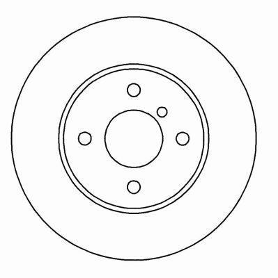 Alanko 303272 Unventilated front brake disc 303272: Buy near me in Poland at 2407.PL - Good price!