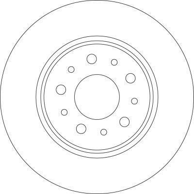 Alanko 303222 Rear brake disc, non-ventilated 303222: Buy near me in Poland at 2407.PL - Good price!