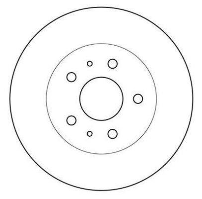Alanko 303216 Unventilated front brake disc 303216: Buy near me in Poland at 2407.PL - Good price!
