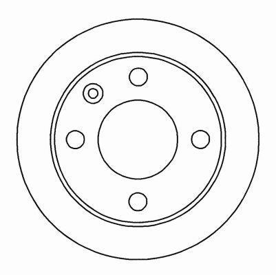 Alanko 303053 Unventilated front brake disc 303053: Buy near me in Poland at 2407.PL - Good price!