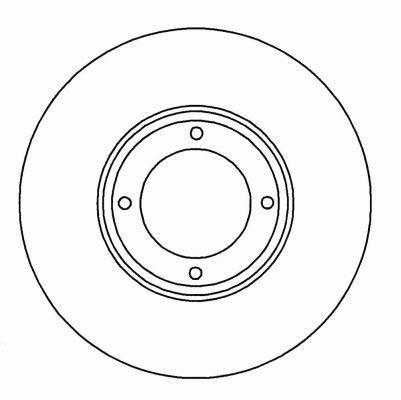 Alanko 303045 Unventilated front brake disc 303045: Buy near me in Poland at 2407.PL - Good price!