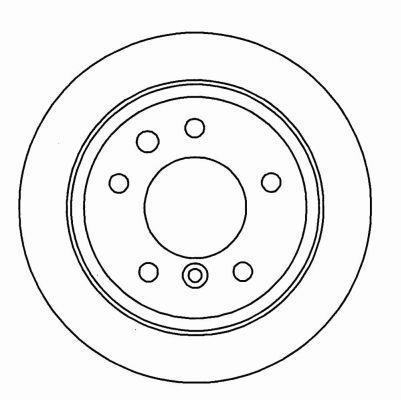 Alanko 305573 Rear brake disc, non-ventilated 305573: Buy near me at 2407.PL in Poland at an Affordable price!
