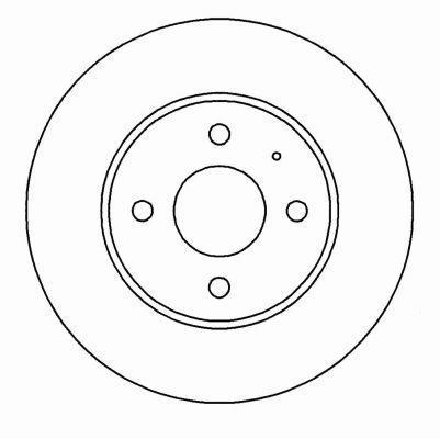 Alanko 302928 Unventilated front brake disc 302928: Buy near me in Poland at 2407.PL - Good price!