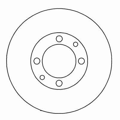 Alanko 304817 Unventilated front brake disc 304817: Buy near me in Poland at 2407.PL - Good price!