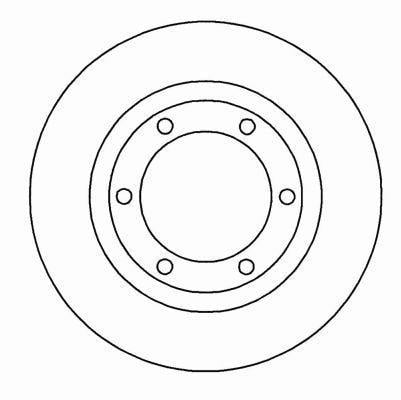 Alanko 304359 Unventilated front brake disc 304359: Buy near me in Poland at 2407.PL - Good price!