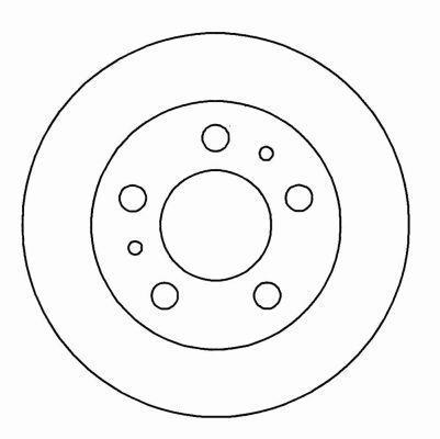 Alanko 304171 Unventilated front brake disc 304171: Buy near me in Poland at 2407.PL - Good price!