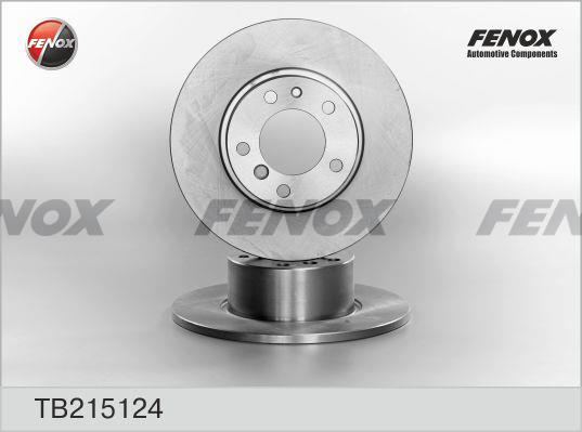 Fenox TB215124 Unbelüftete Bremsscheibe vorne TB215124: Kaufen Sie zu einem guten Preis in Polen bei 2407.PL!
