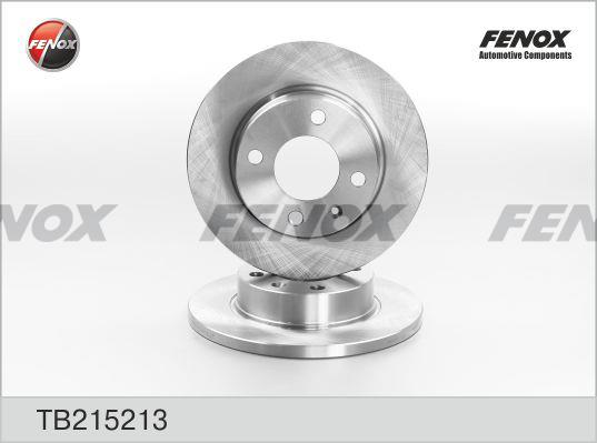 Fenox TB215213 Unventilated front brake disc TB215213: Buy near me in Poland at 2407.PL - Good price!