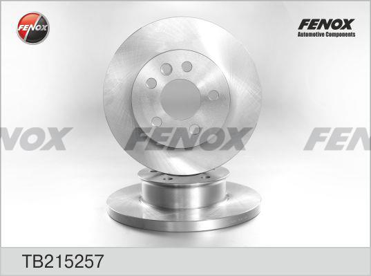 Fenox TB215257 Unbelüftete Bremsscheibe vorne TB215257: Kaufen Sie zu einem guten Preis in Polen bei 2407.PL!