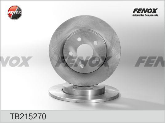 Fenox TB215270 Диск тормозной TB215270: Отличная цена - Купить в Польше на 2407.PL!