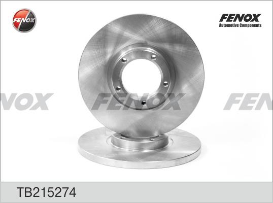 Fenox TB215274 Тормозной диск передний невентилируемый TB215274: Отличная цена - Купить в Польше на 2407.PL!