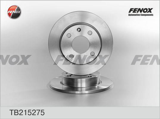 Fenox TB215275 Диск тормозной TB215275: Отличная цена - Купить в Польше на 2407.PL!