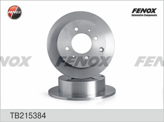 Fenox TB215384 Тормозной диск задний невентилируемый TB215384: Отличная цена - Купить в Польше на 2407.PL!