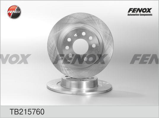 Fenox TB215760 Bremsscheibe TB215760: Kaufen Sie zu einem guten Preis in Polen bei 2407.PL!