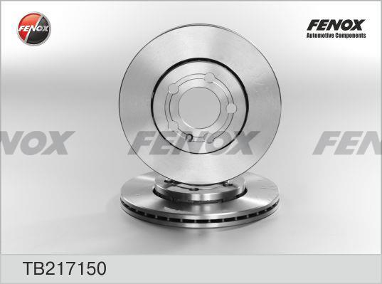 Fenox TB217150 Front brake disc ventilated TB217150: Buy near me in Poland at 2407.PL - Good price!