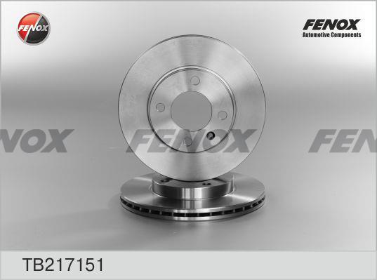 Fenox TB217151 Front brake disc ventilated TB217151: Buy near me in Poland at 2407.PL - Good price!