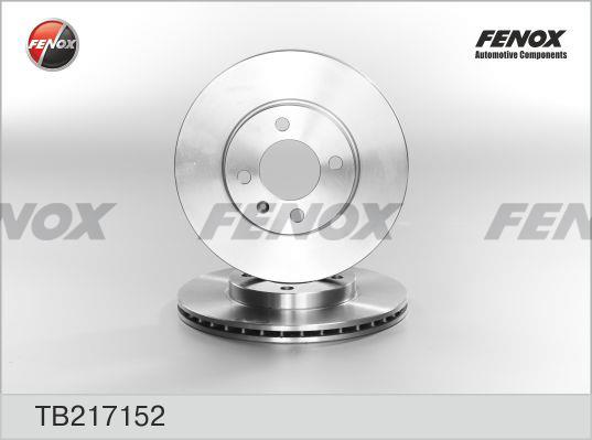 Fenox TB217152 Диск гальмівний передній вентильований TB217152: Приваблива ціна - Купити у Польщі на 2407.PL!