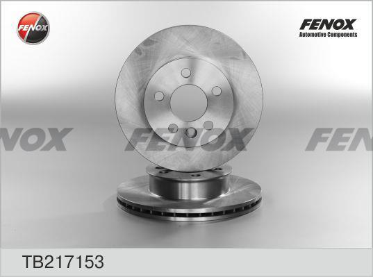 Fenox TB217153 Диск гальмівний передній вентильований TB217153: Приваблива ціна - Купити у Польщі на 2407.PL!