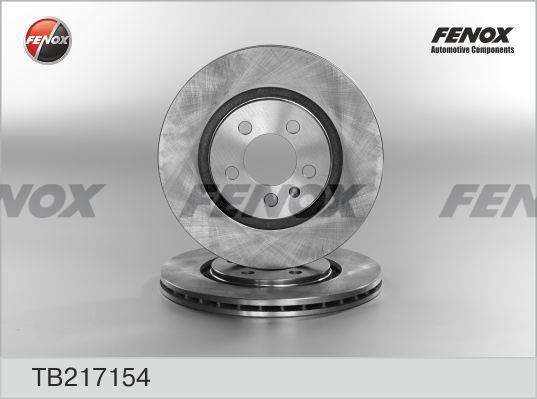 Fenox TB217154 Front brake disc ventilated TB217154: Buy near me in Poland at 2407.PL - Good price!