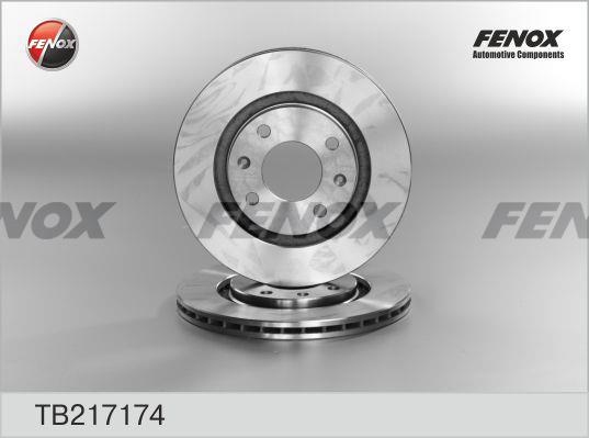 Fenox TB217174 Front brake disc ventilated TB217174: Buy near me in Poland at 2407.PL - Good price!