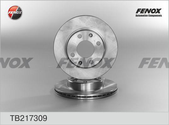 Fenox TB217309 Front brake disc ventilated TB217309: Buy near me in Poland at 2407.PL - Good price!