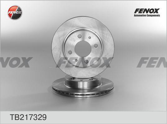 Fenox TB217329 Front brake disc ventilated TB217329: Buy near me in Poland at 2407.PL - Good price!