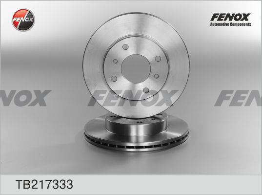 Fenox TB217333 Front brake disc ventilated TB217333: Buy near me in Poland at 2407.PL - Good price!