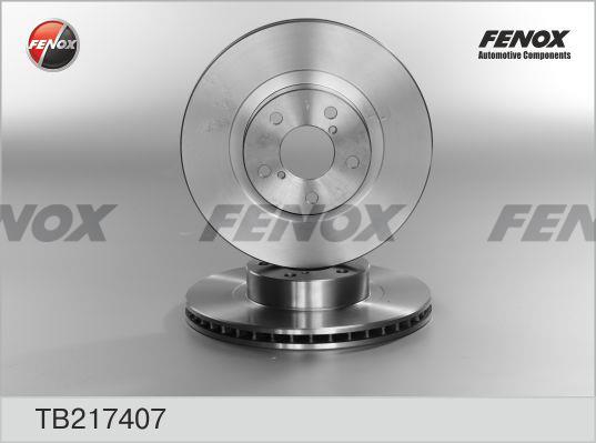 Fenox TB217407 Front brake disc ventilated TB217407: Buy near me in Poland at 2407.PL - Good price!