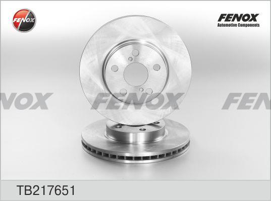 Fenox TB217651 Тормозной диск передний вентилируемый TB217651: Отличная цена - Купить в Польше на 2407.PL!