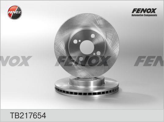 Fenox TB217654 Front brake disc ventilated TB217654: Buy near me in Poland at 2407.PL - Good price!