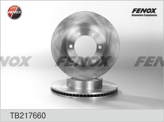 Fenox TB217660 Front brake disc ventilated TB217660: Buy near me in Poland at 2407.PL - Good price!