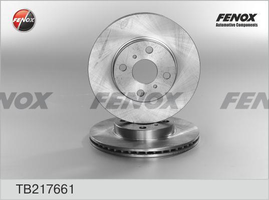 Fenox TB217661 Front brake disc ventilated TB217661: Buy near me in Poland at 2407.PL - Good price!