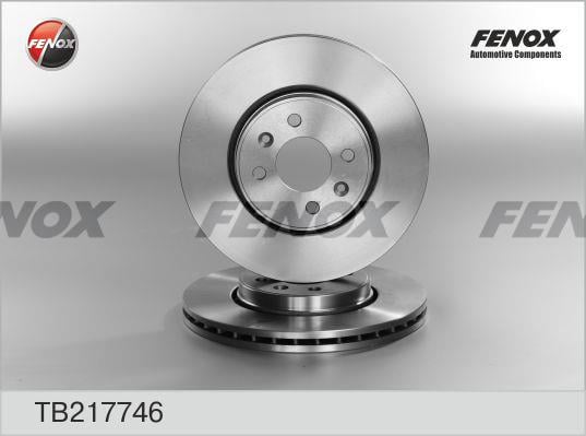 Fenox TB217746 Диск гальмівний передній вентильований TB217746: Приваблива ціна - Купити у Польщі на 2407.PL!