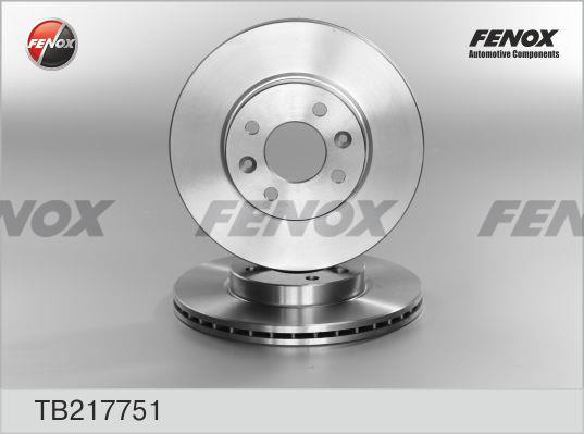 Fenox TB217751 Innenbelüftete Bremsscheibe vorne TB217751: Kaufen Sie zu einem guten Preis in Polen bei 2407.PL!