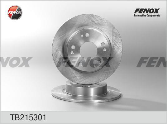 Fenox TB215301 Brake disc TB215301: Buy near me in Poland at 2407.PL - Good price!