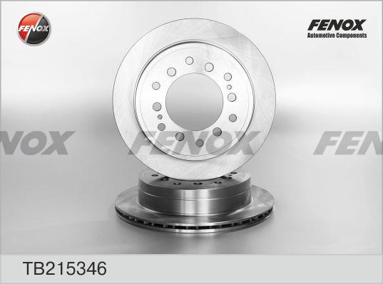 Fenox TB215346 Rear ventilated brake disc TB215346: Buy near me in Poland at 2407.PL - Good price!