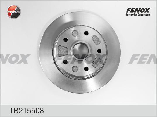 Fenox TB215508 Rear brake disc, non-ventilated TB215508: Buy near me at 2407.PL in Poland at an Affordable price!