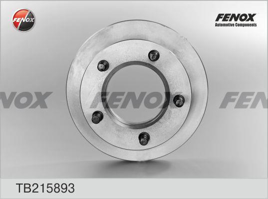 Fenox TB215893 Тормозной диск передний невентилируемый TB215893: Отличная цена - Купить в Польше на 2407.PL!